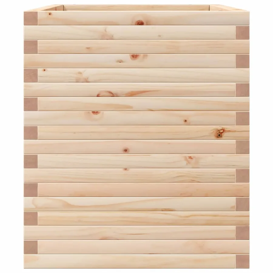 Jardinière 90x60x68,5 cm bois de pin massif - 6