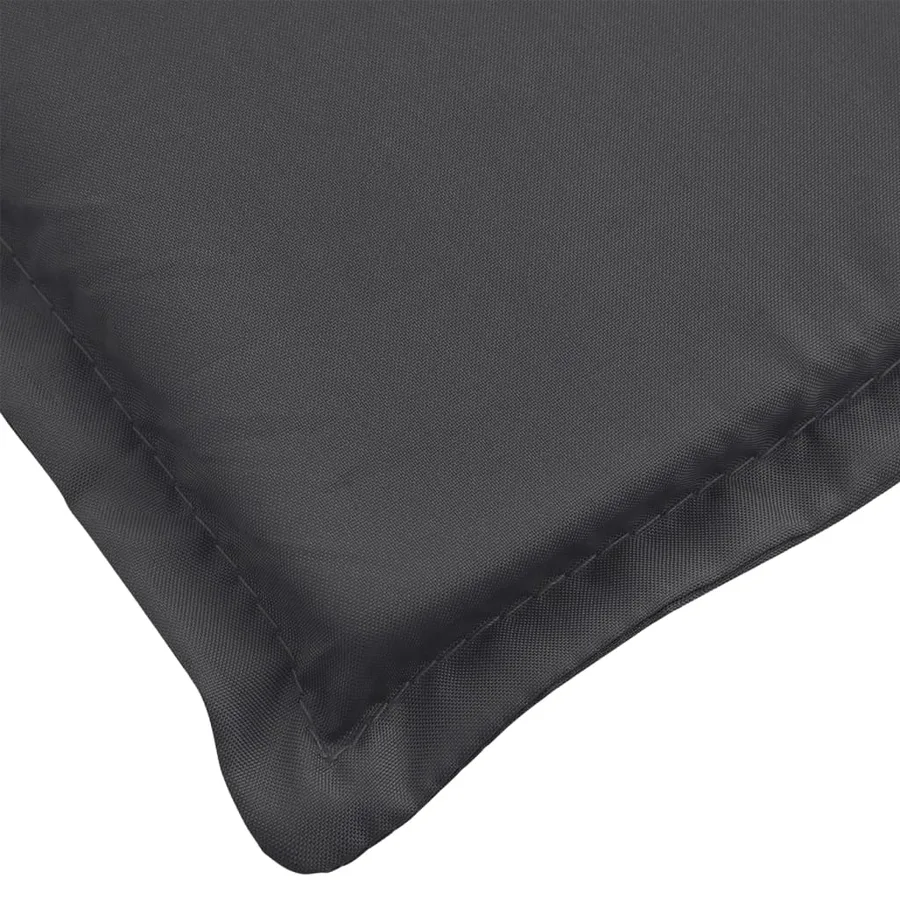 Coussins de chaise à dossier haut lot de 4 anthracite mélangé - 9
