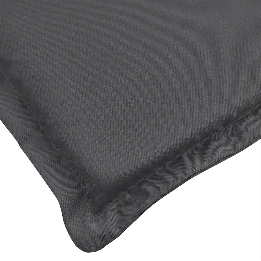Coussin de chaise longue anthracite mélangé (75+105) x 50 x 4 cm - 6
