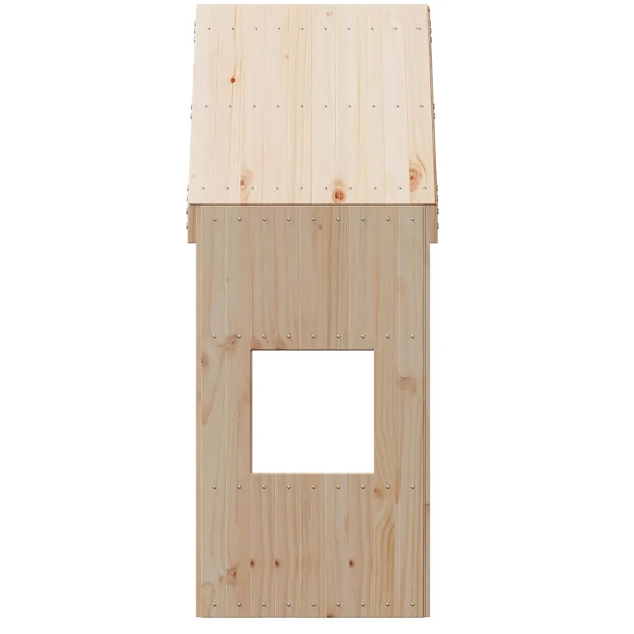 Toit de lit pour enfants 55x99x139,5 cm bois de pin massif - 4