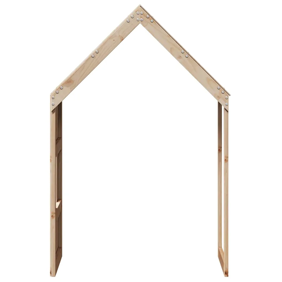 Toit de lit pour enfants 60x89x134,5 cm bois de pin massif - 5