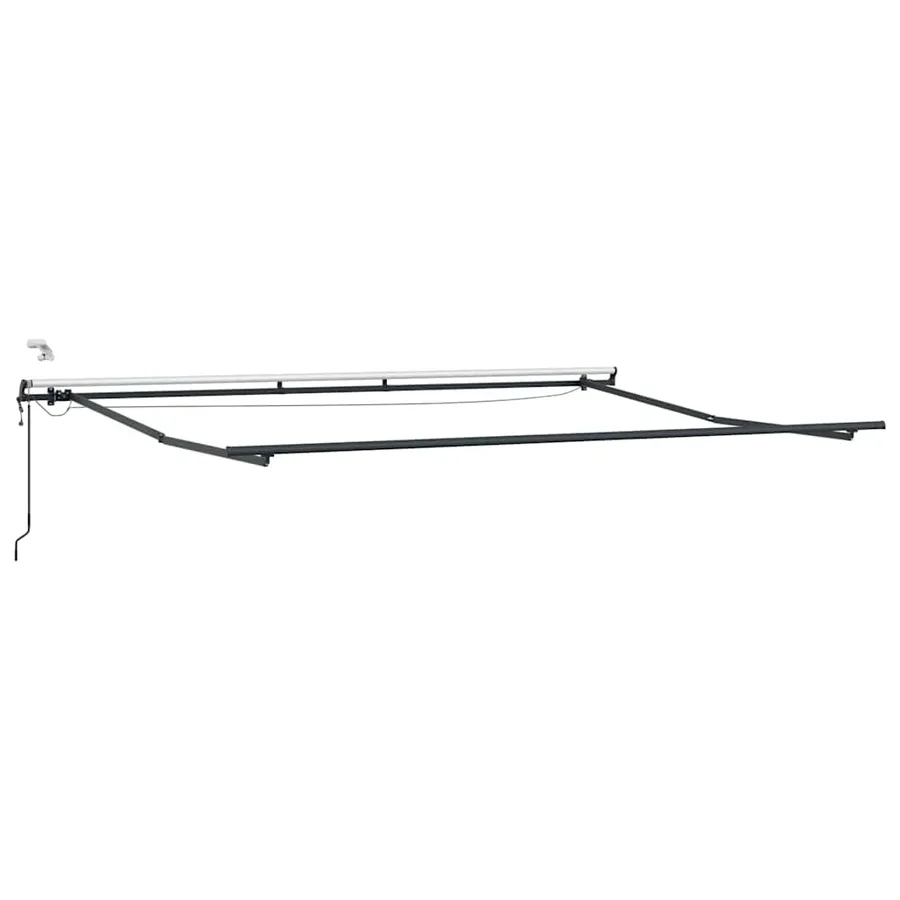Auvent rétractable automatique avec LED bordeaux 450x300 cm - 7