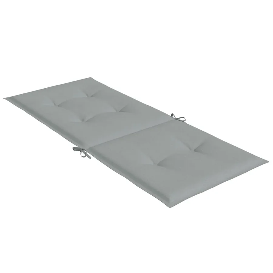 Coussins de chaise à dossier haut lot de 2 gris clair mélangé - 6