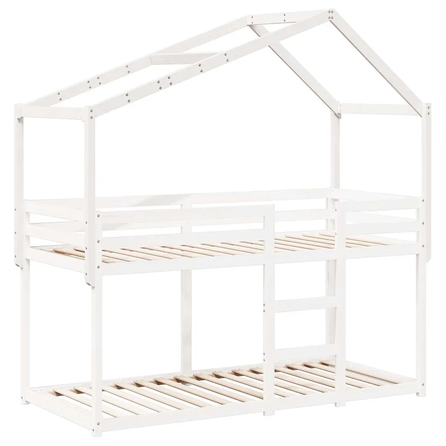 Toit de lit pour enfants 213x95,5x144,5 cm bois de pin massif - 3