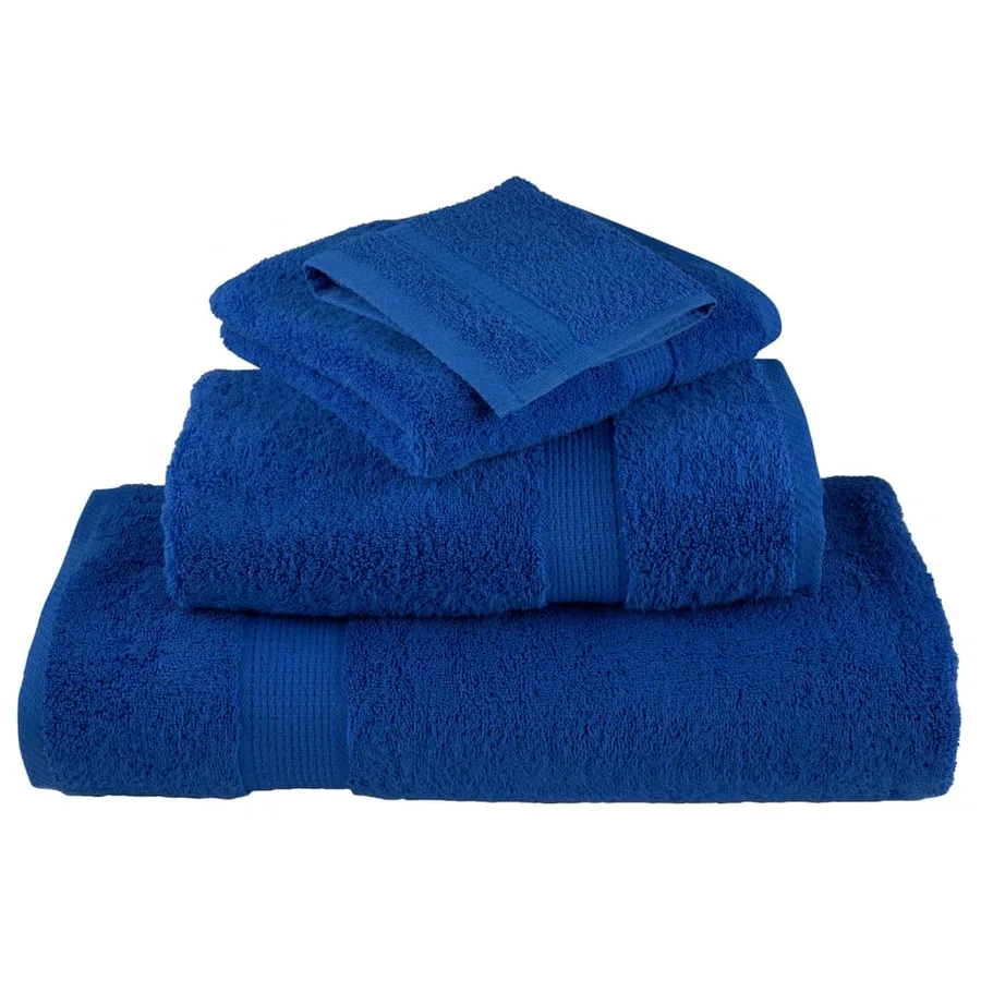 Ensemble de serviettes de qualité supérieure SOLUND 8 pcs bleu - 4