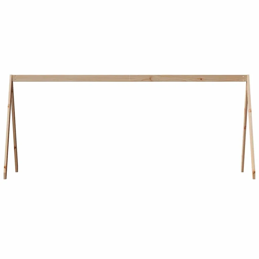 Toit de lit pour enfants 209x85,5x88 cm bois de pin massif - 4