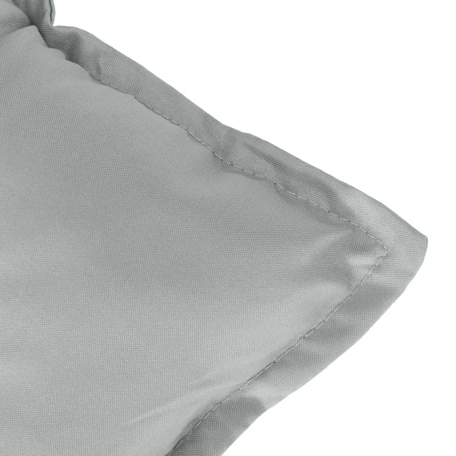 Coussins de chaise à dossier bas lot de 4 gris clair mélangé - 9