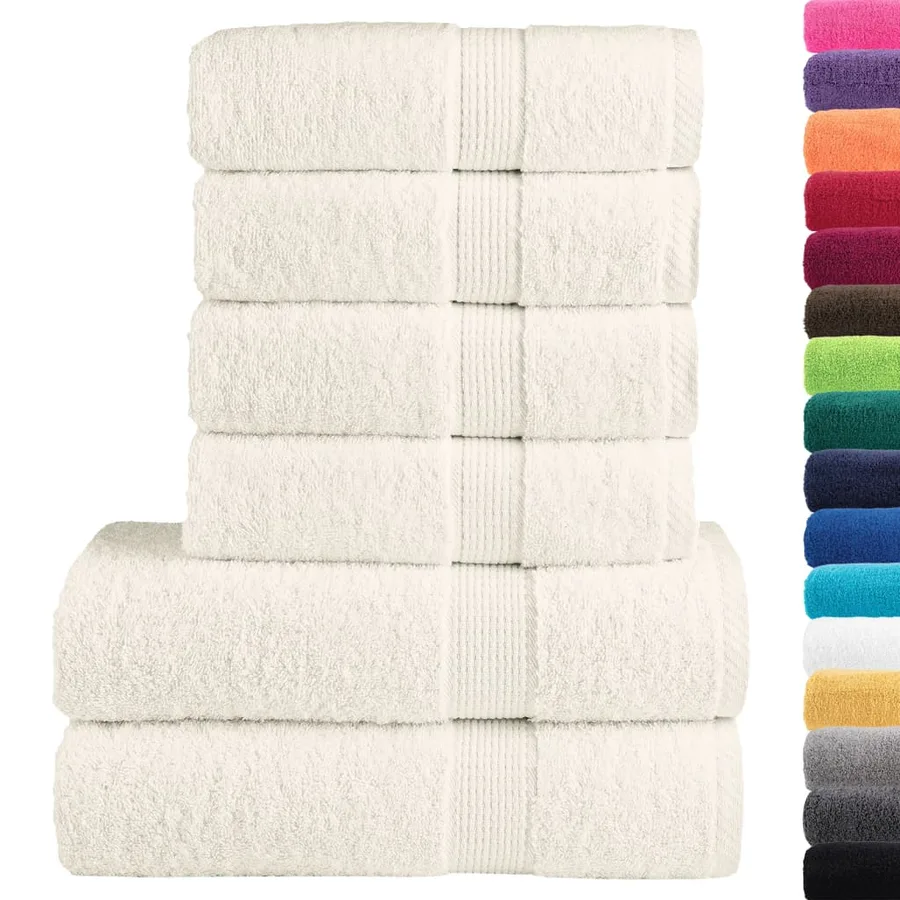 Ensemble de serviettes de qualité supérieure SOLUND 6 pcs crème - 2