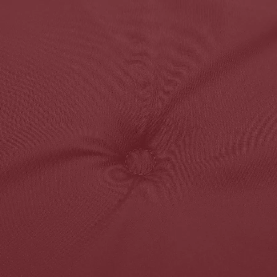 Coussins de banc de jardin lot de 2 rouge bordeaux mélangé - 7