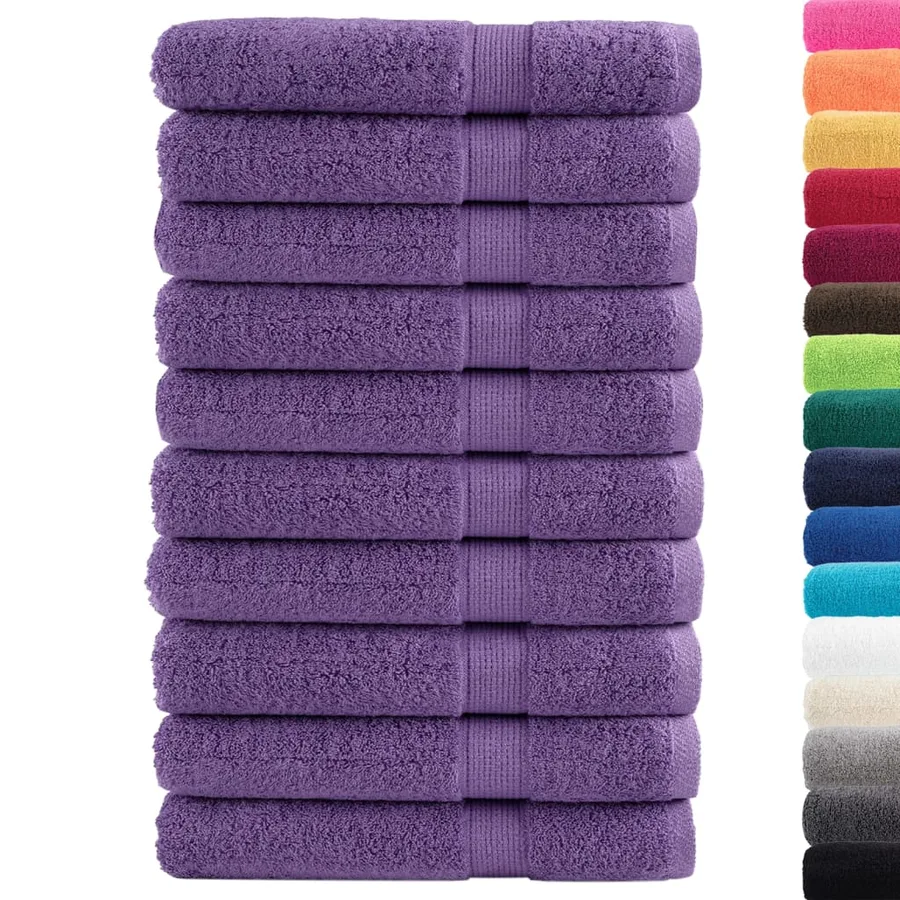 Serviettes de sauna de qualité supérieure SOLUND 10 pcs violet - 2