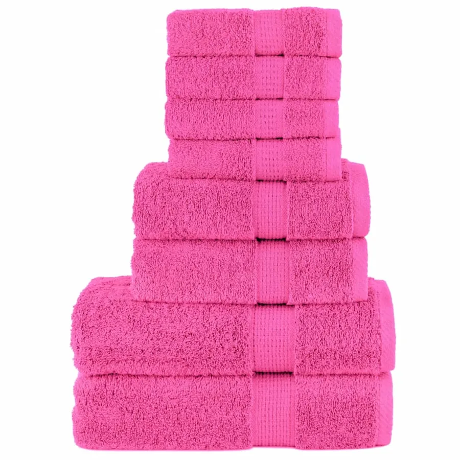 Ensemble de serviettes de qualité supérieure SOLUND 8 pcs rose