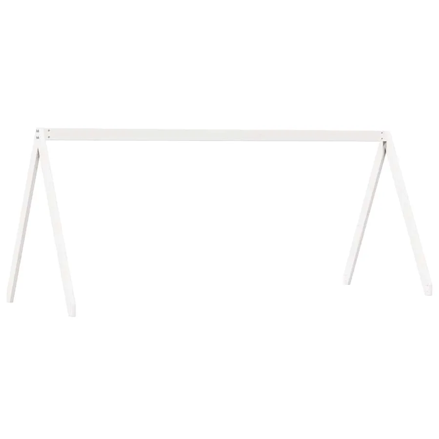 Toit de lit pour enfants blanc 199x80,5x88cm bois de pin massif - 2