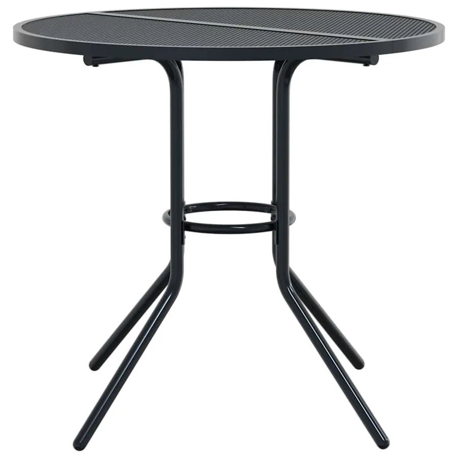 Ensemble de chaises de jardin empilables 5 pcs anthracite - 6