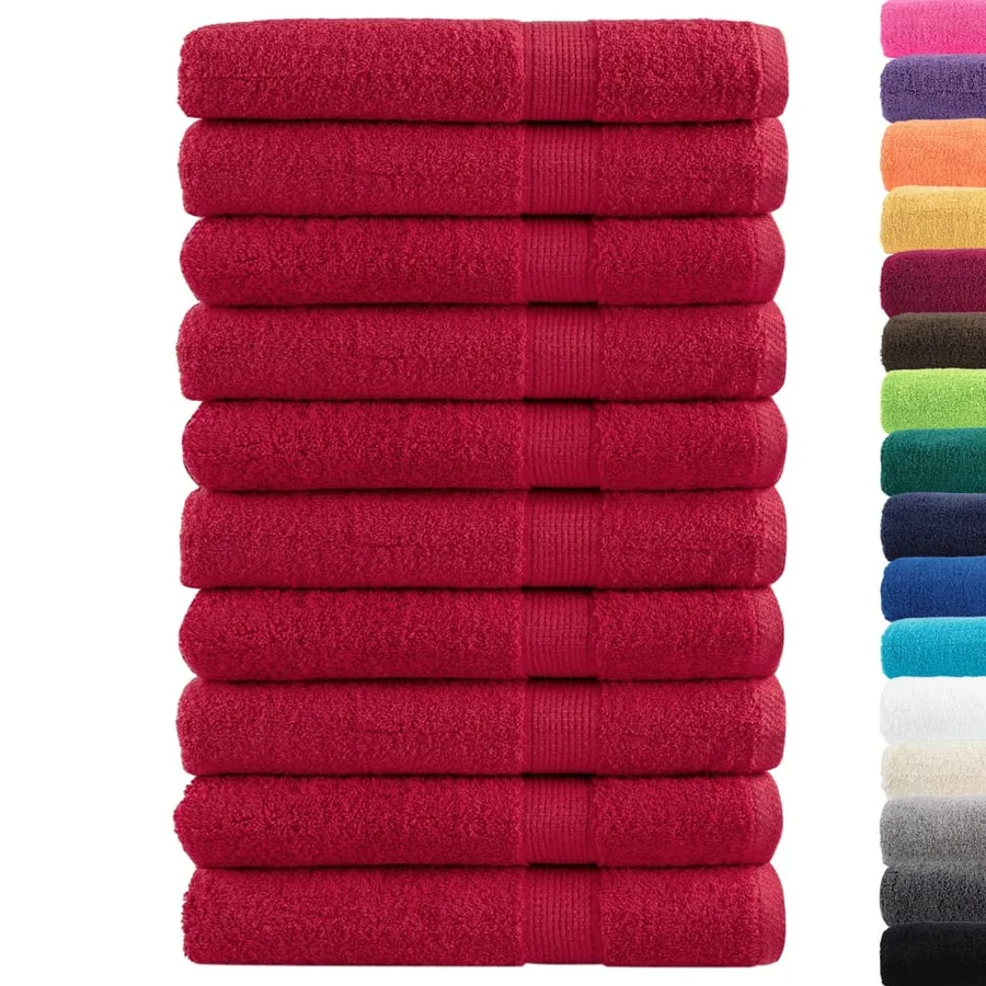 Serviettes de qualité supérieure SOLUND 10 pcs rouge 600 g/m² - 2