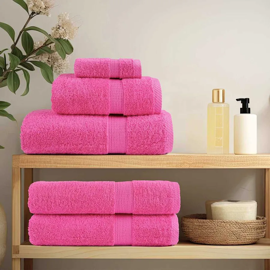 Serviettes de qualité supérieure SOLUND 2 pcs rose 600 g/m² - 3