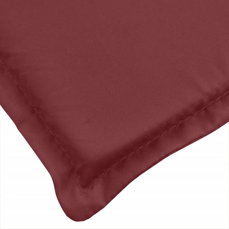 Coussin de chaise longue rouge bordeaux mélangé 200x70x4 cm - 6
