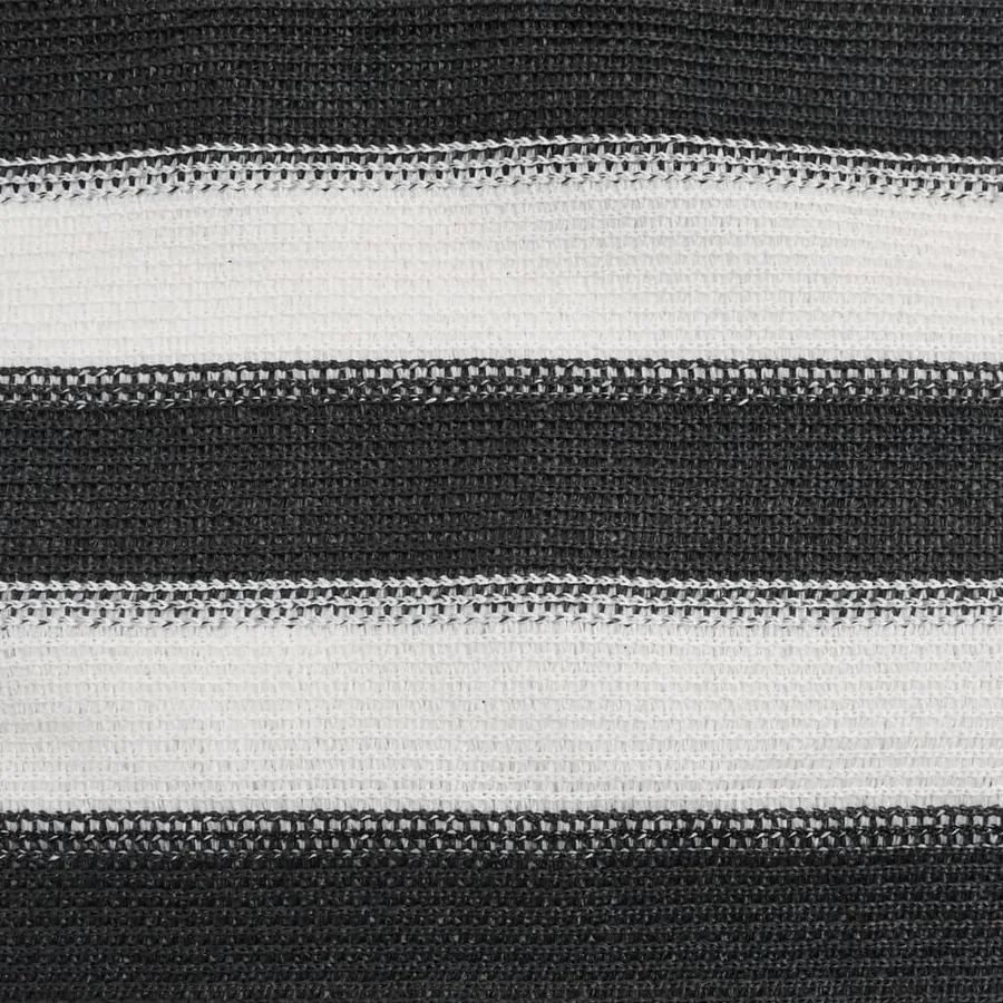 Filet brise-vue anthracite et blanc 1,5x25 m PEHD 75 g/m² - 6