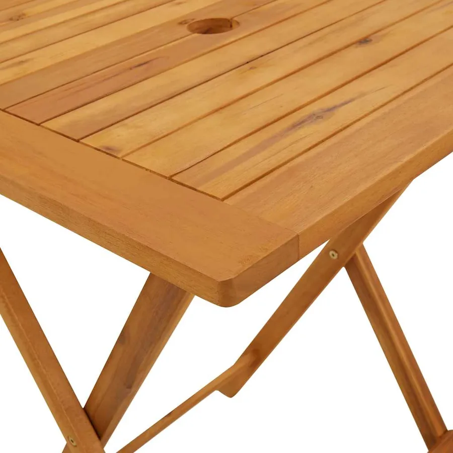 Ensemble de bistro 3 pcs noir polypropylène et bois massif - 11