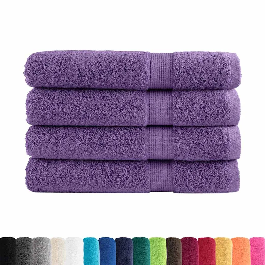 Serviettes de qualité supérieure SOLUND 4 pcs violet 600 g/m² - 2