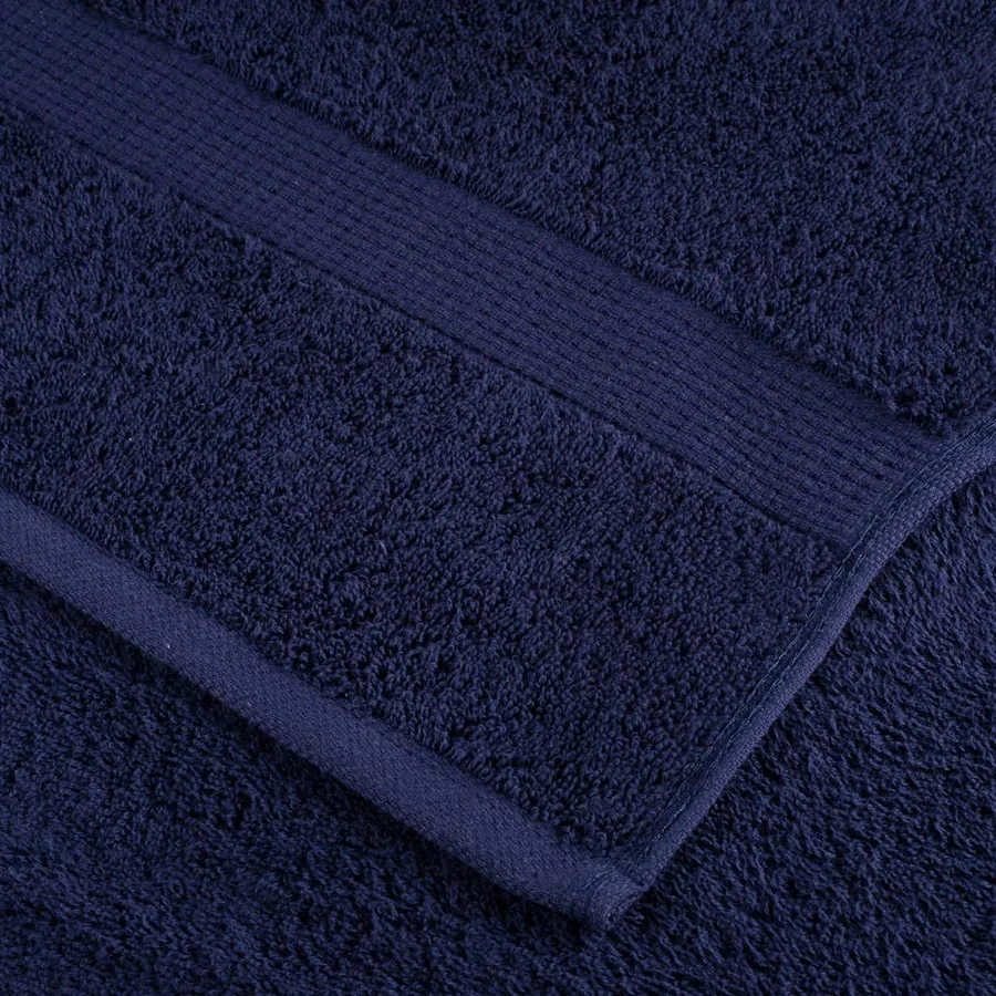 Serviettes d'invité de qualité sup. SOLUND 10 pcs bleu marine - 6
