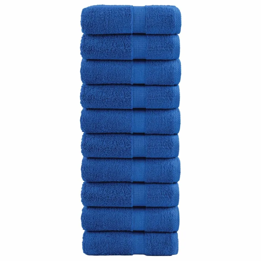 Serviettes d'invité de qualité supérieure SOLUND 10 pcs bleu