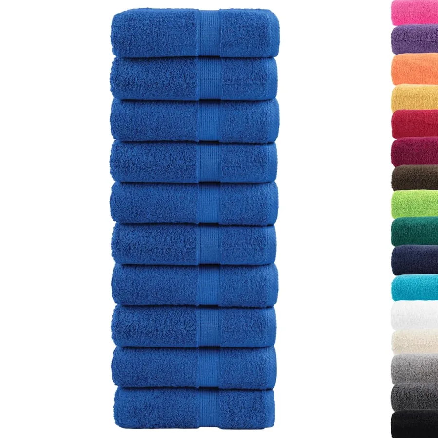 Serviettes d'invité de qualité supérieure SOLUND 10 pcs bleu - 2