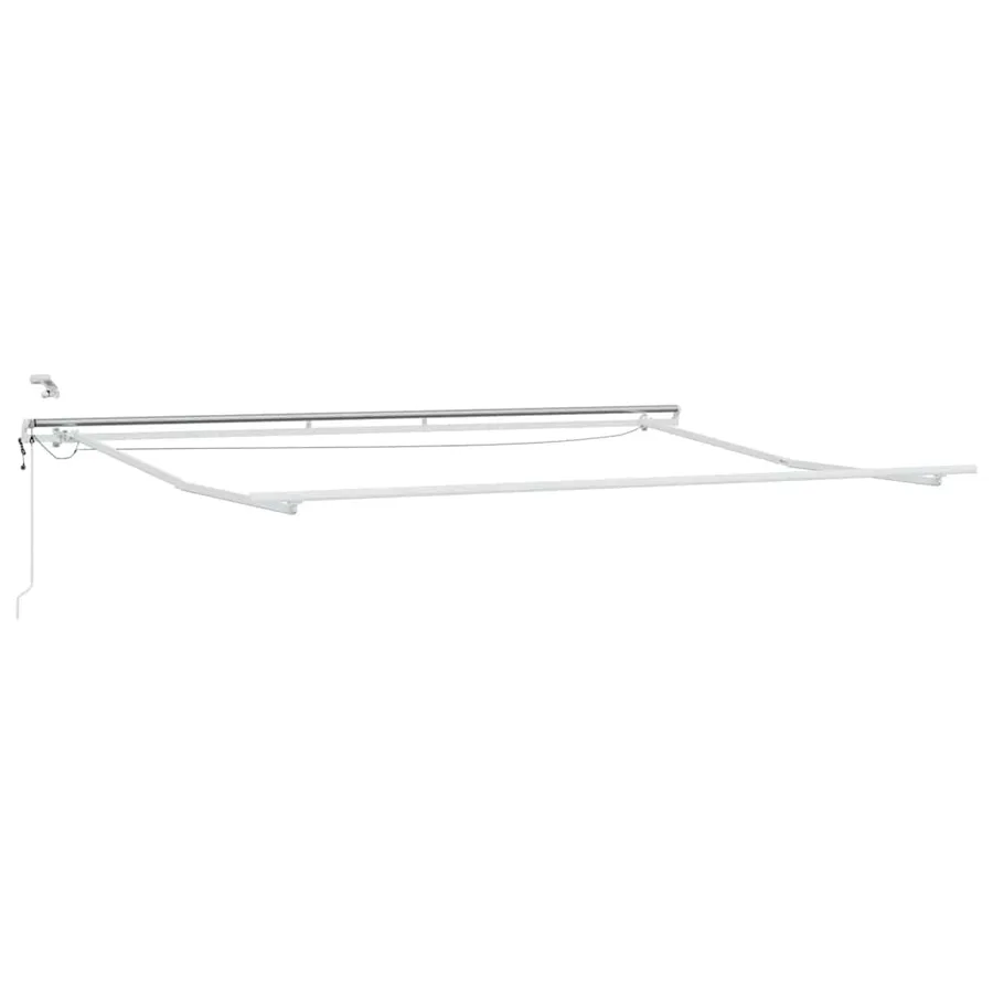 Auvent rétractable automatique avec LED marron 400x300 cm - 9