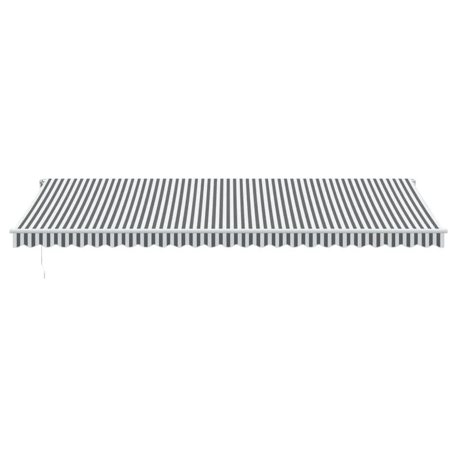Auvent rétractable automatique anthracite et blanc 600x350 cm - 3