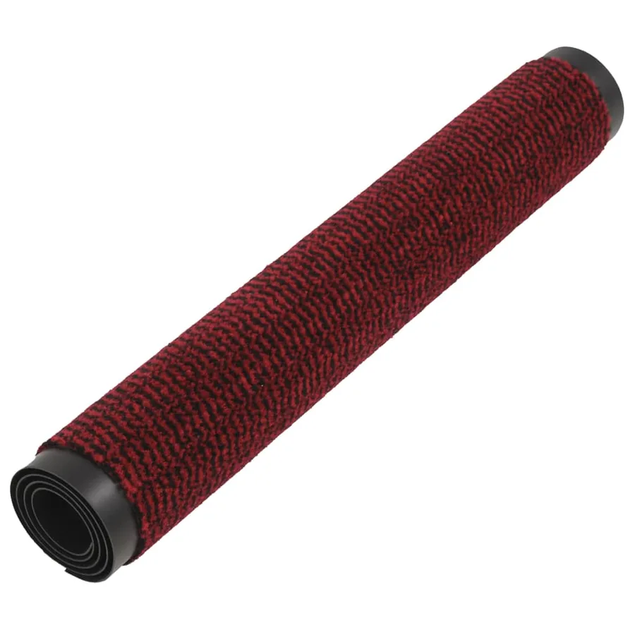 Paillassons rectangulaires 2 pcs 40 x 60 cm Rouge - 3