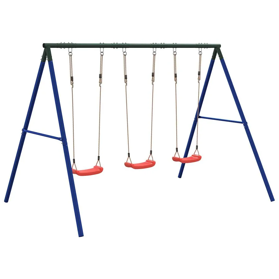 Ensemble de balançoire d'extérieur avec 3 balançoires - 5