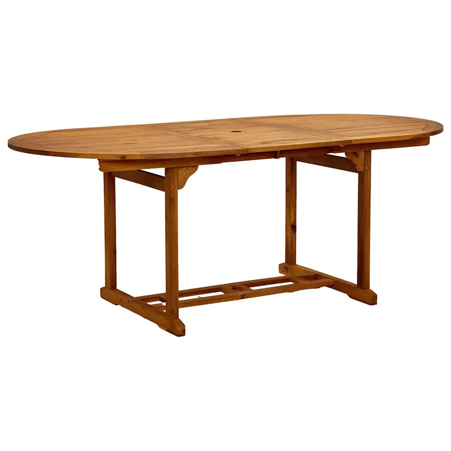 Ensemble à manger de jardin 5pcs bois d'acacia solide textilène - 4