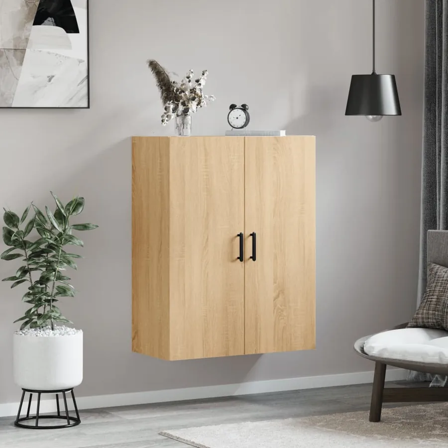 Armoire murale chêne sonoma 69,5x34x90 cm - 3