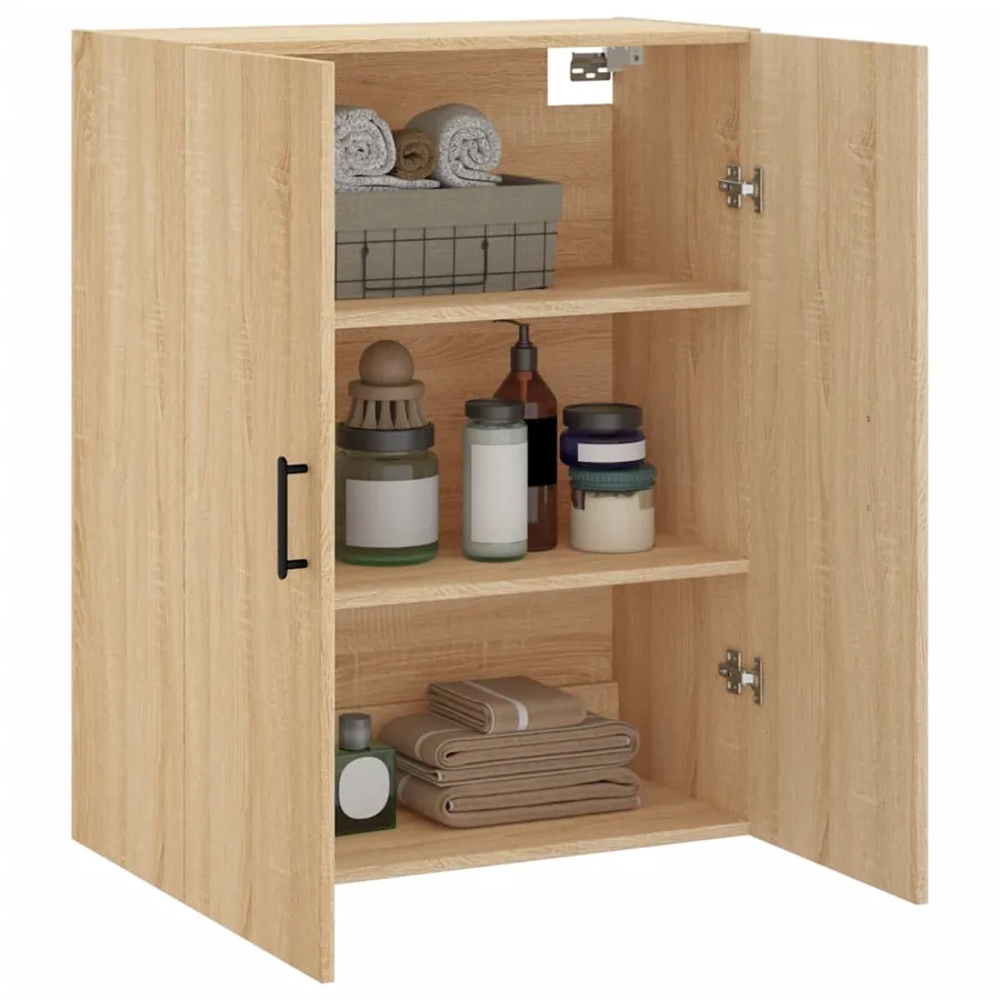 Armoire murale chêne sonoma 69,5x34x90 cm - 5