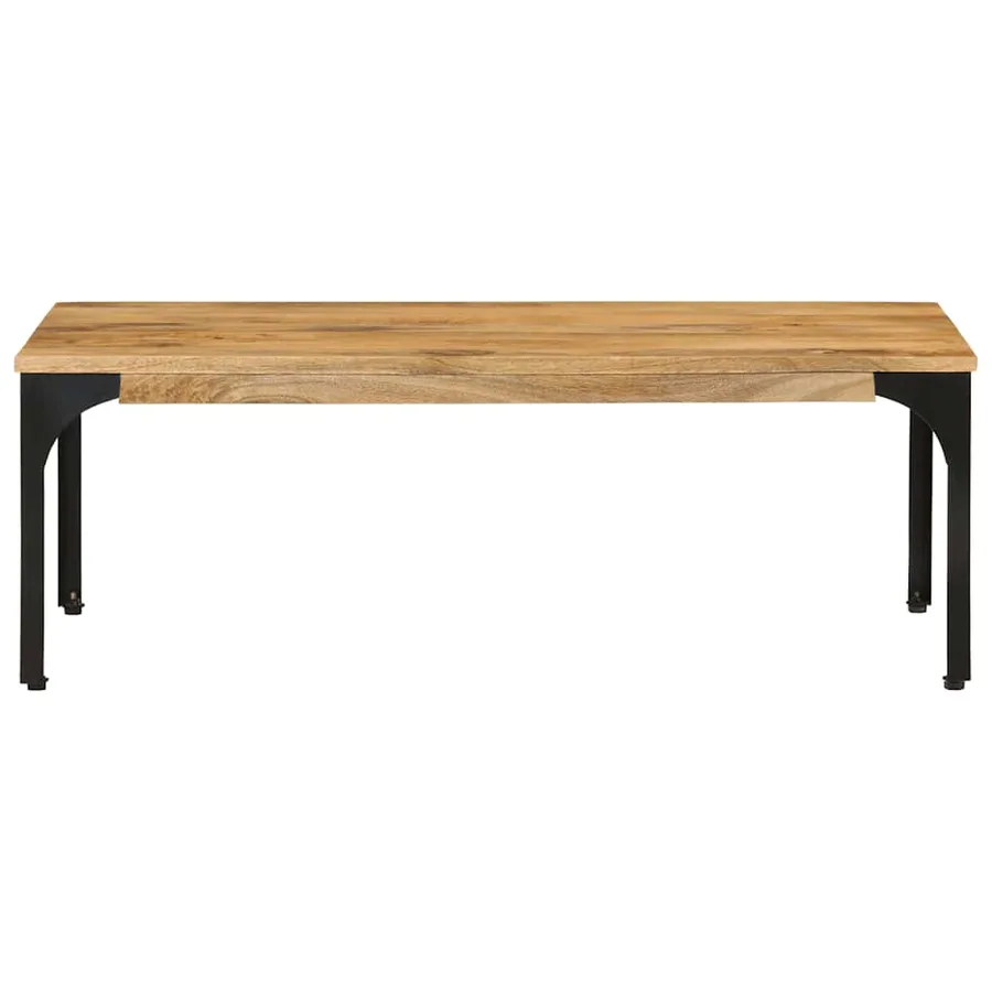 Table basse 100x55x35 cm bois de manguier massif - 2