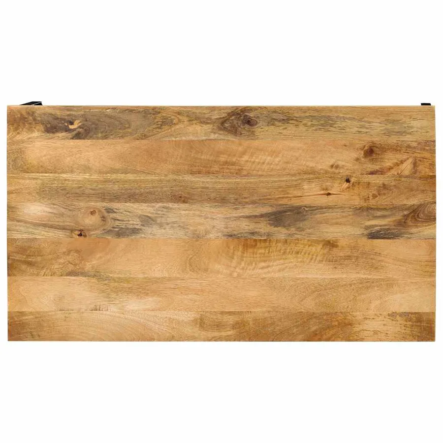 Table basse 100x55x35 cm bois de manguier massif - 4