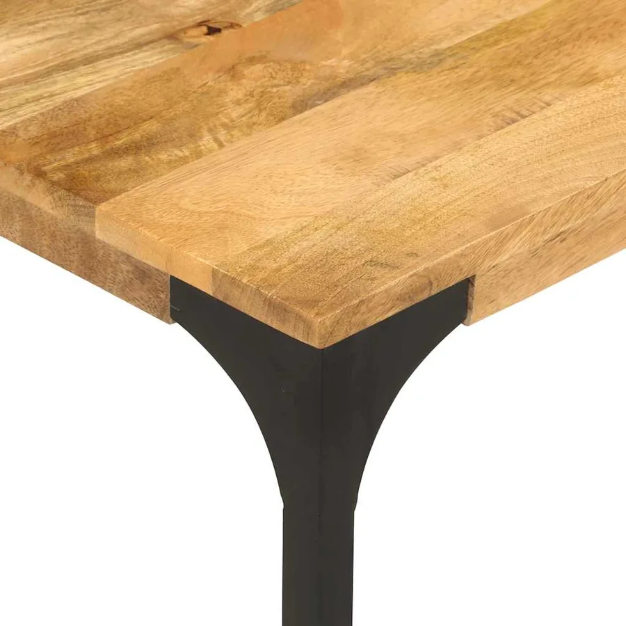 Table basse 100x55x35 cm bois de manguier massif - 5
