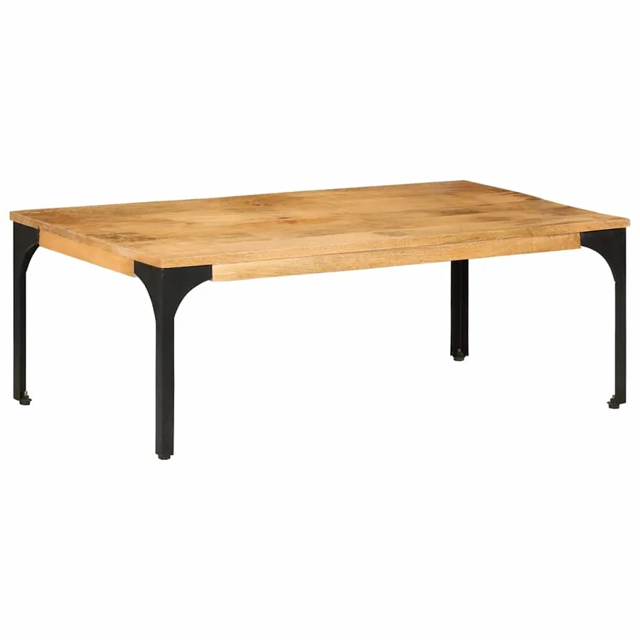 Table basse 100x55x35 cm bois de manguier massif - 9