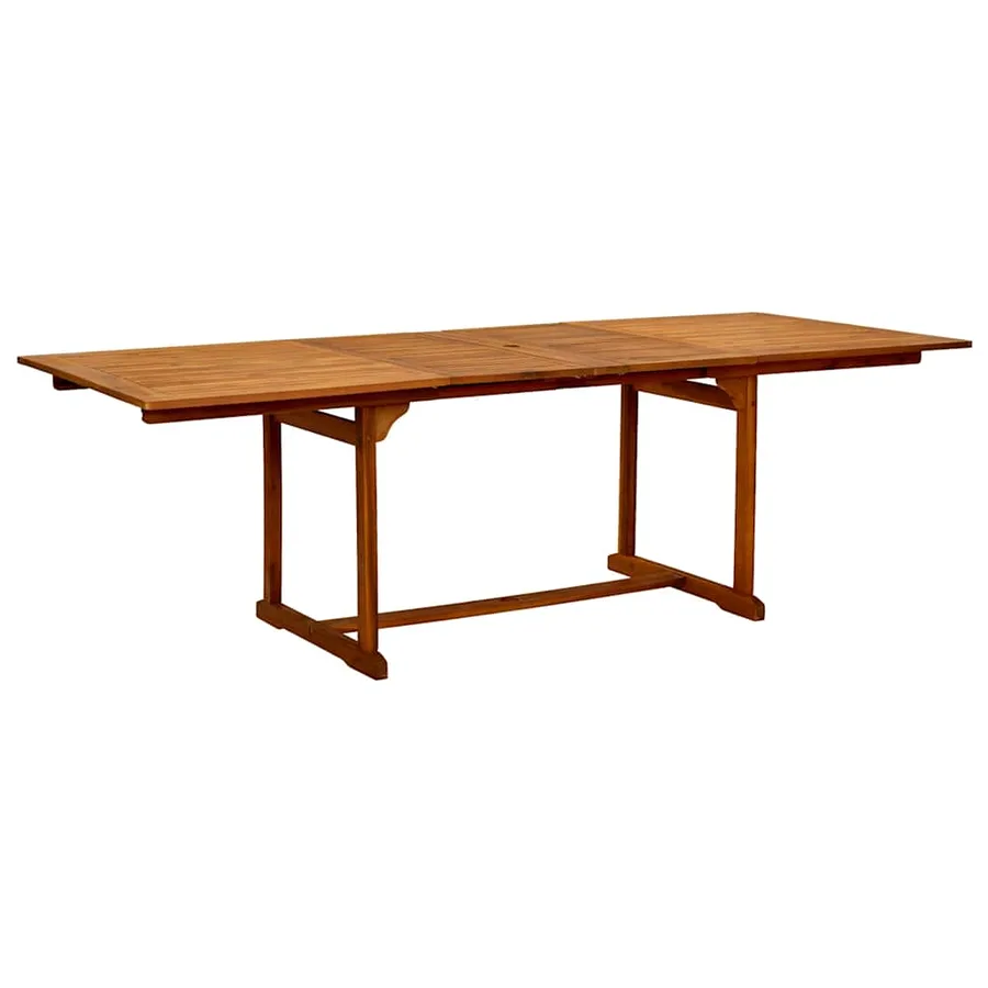 Ensemble à Manger de jardin 7pcs bois d'acacia solide textilène - 4