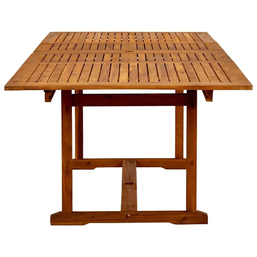 Ensemble à Manger de jardin 7pcs bois d'acacia solide textilène - 5