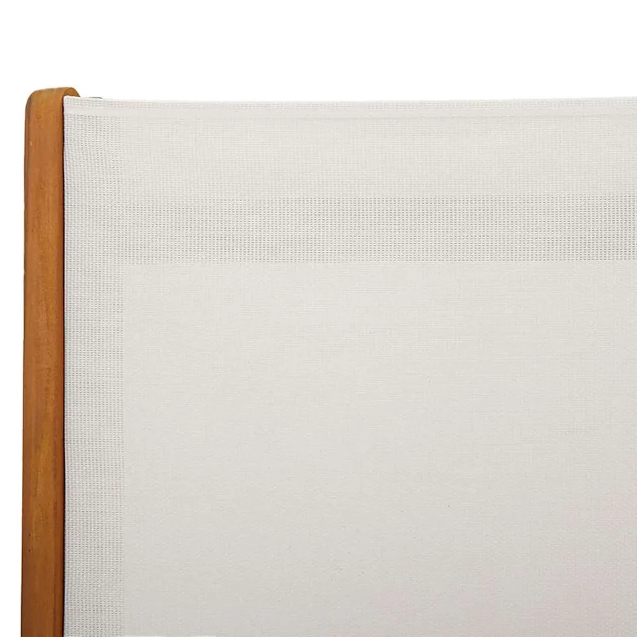 Ensemble à Manger de jardin 7pcs bois d'acacia solide textilène - 10