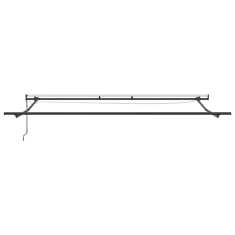 Auvent rétractable automatique avec LED marron 450x300 cm - 9