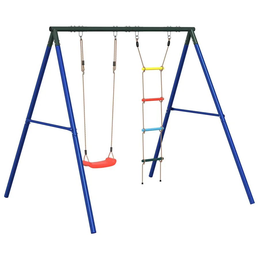 Ensemble de balançoire d'extérieur avec balançoire et échelle - 2