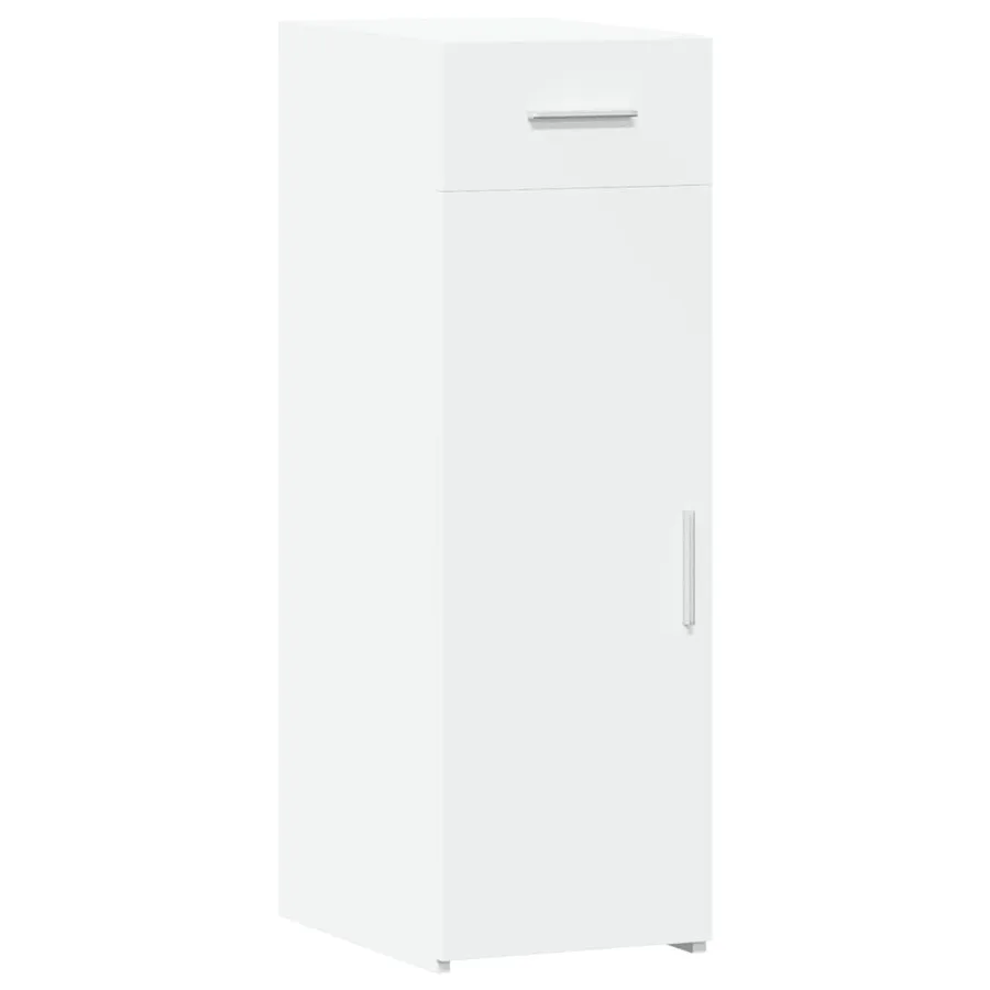 Buffet blanc 30x42,5x93 cm bois d'ingénierie - 2