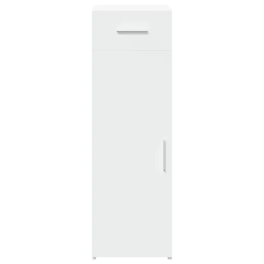 Buffet blanc 30x42,5x93 cm bois d'ingénierie - 3