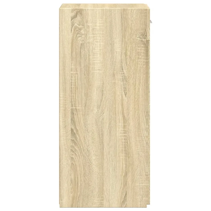 Buffet chêne sonoma 30x42,5x93 cm bois d'ingénierie - 5