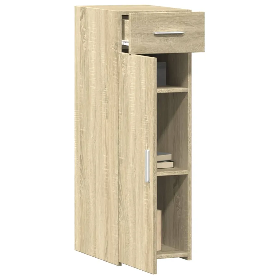 Buffet chêne sonoma 30x42,5x93 cm bois d'ingénierie - 7