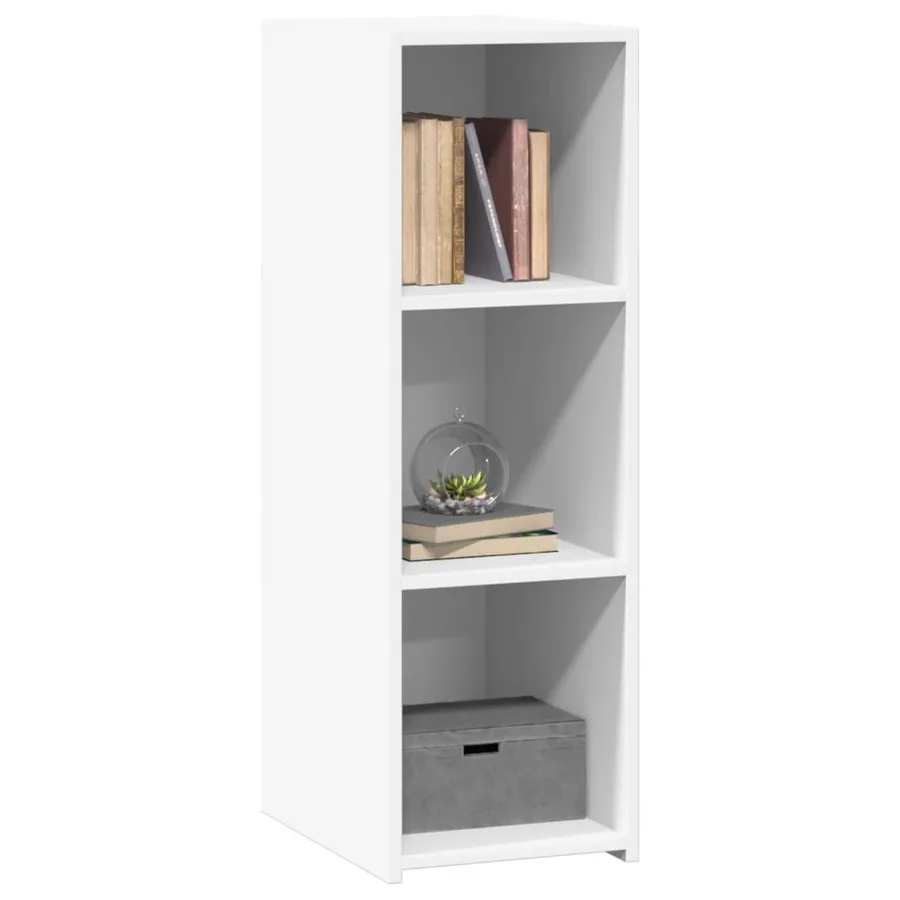 Buffet blanc 30x41x93 cm bois d'ingénierie - 3