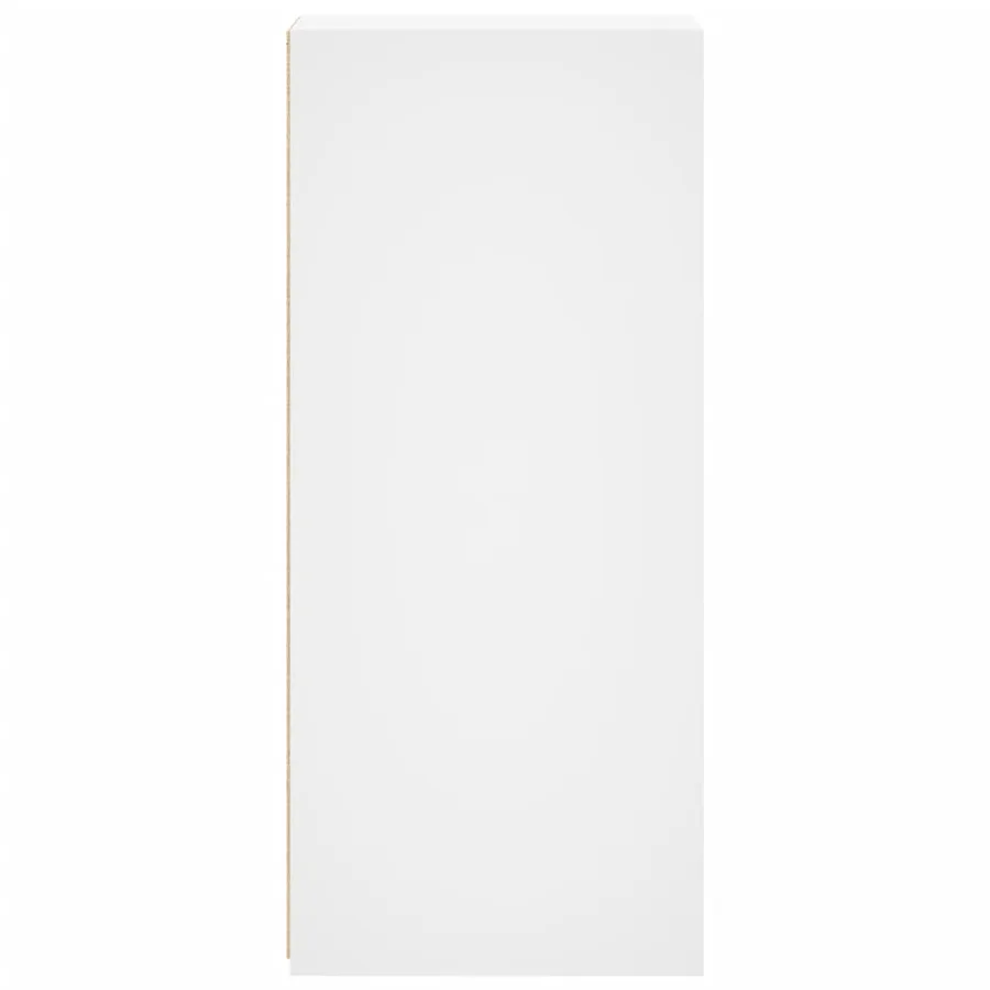 Buffet blanc 30x41x93 cm bois d'ingénierie - 5