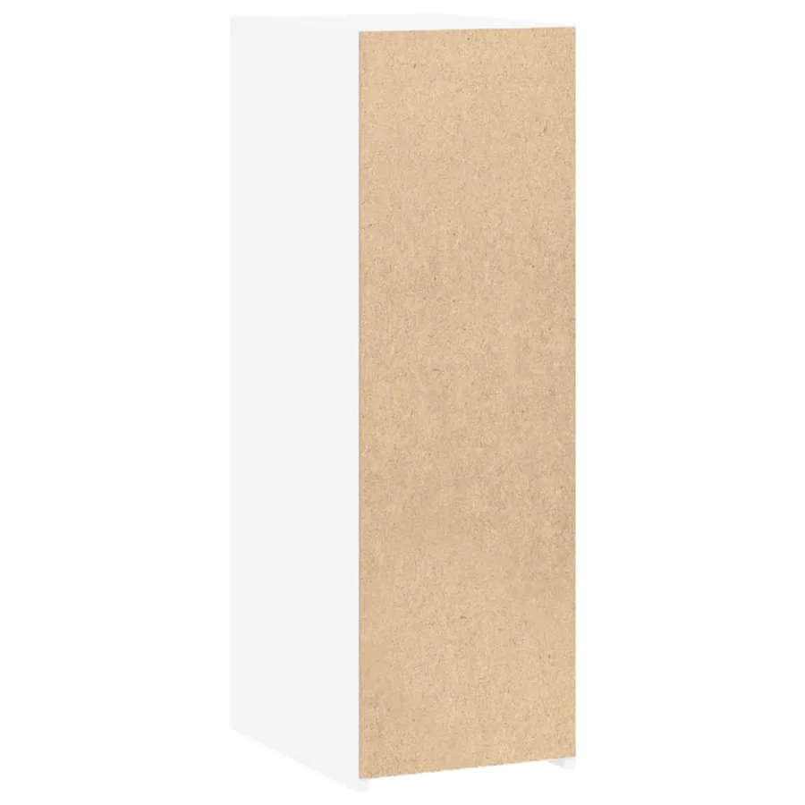 Buffet blanc 30x41x93 cm bois d'ingénierie - 6