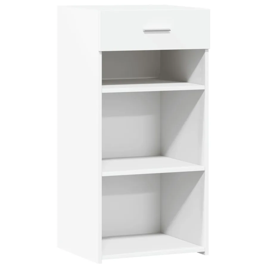Buffet blanc 45x42,5x93 cm bois d'ingénierie - 2